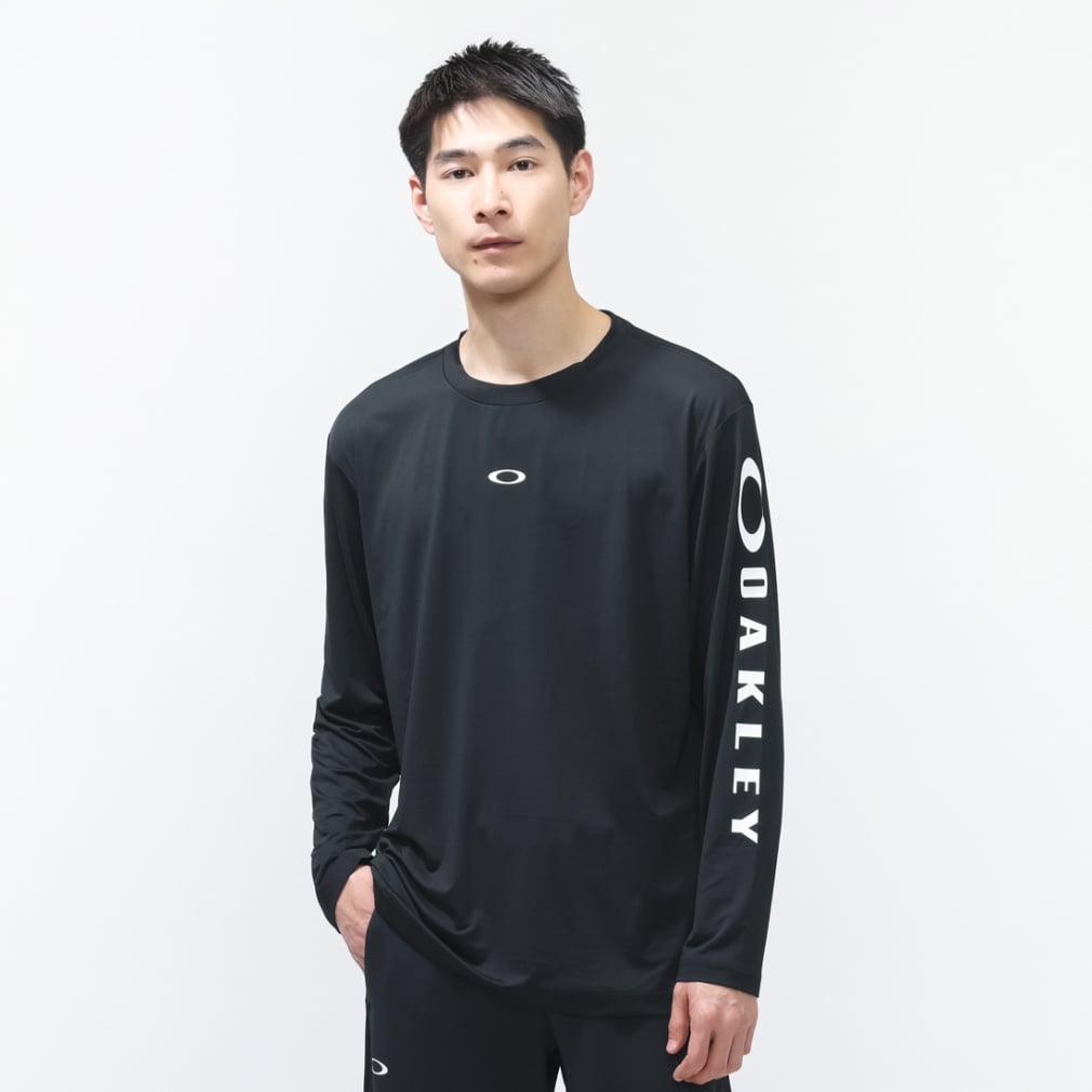 �I�[�N���[ �����Y ���� �@�\ T�V���c ENHANCE QDEVO LS TEE SLV 5.0 FOA409021 �X�|�[�c�E�F�A OAKLEY