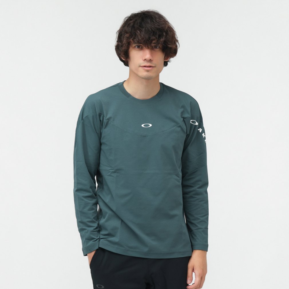オークリー メンズ 長袖 機能 Tシャツ O-SYNC PACK KNIT L/S CREW 1.0
