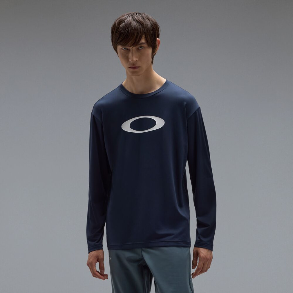 オークリー メンズ 長袖 機能 Tシャツ ENHANCE QD LS TEE BOLD EVO 5.7