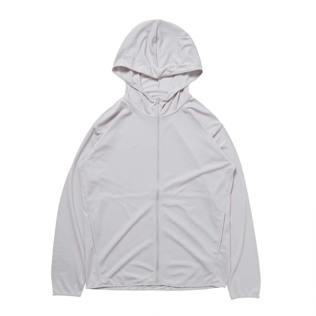 iCOOL 遮熱UV ジップパーカー(ライトグレー-S)