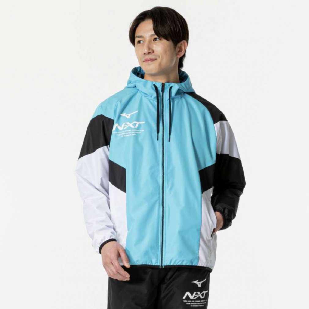 Mizuno 青 ジッパー付き ウィンドブレーカー 楽天市場】ミズノ ウインドブレーカー（カラーブルー