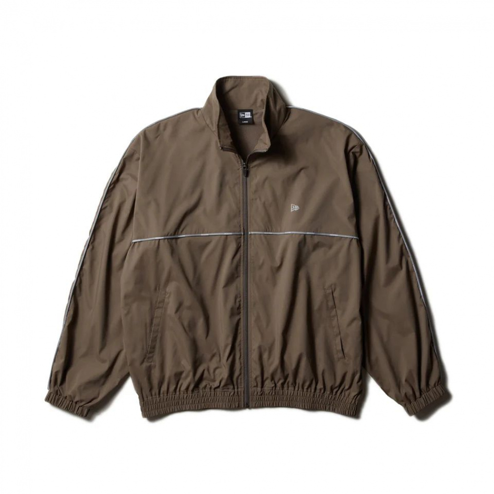 ニューエラ メンズ ウインドジャケット PA OS PIPING TRACK JACKET OLI