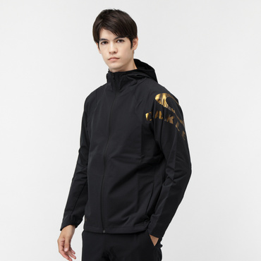 ENHANCE TECH DRYSHELL JACKET 1.0(ブラック×ゴールド-XL)
