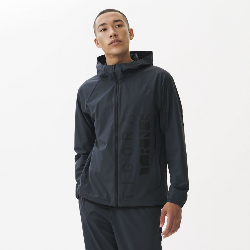 ティゴラ メンズ ウインドジャケット 撥水ストレッチジャケット TR