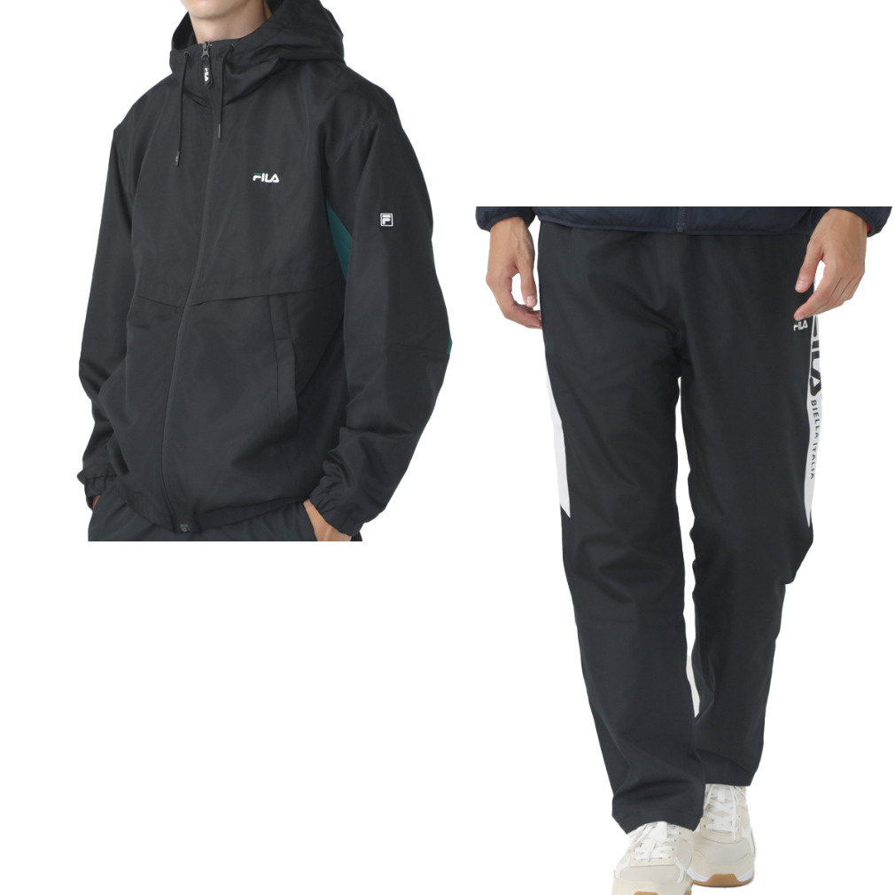 FILA ウインドブレイカー上下セット新品 楽天市場】FILA フィラ ウインドブレーカー 上下 セット