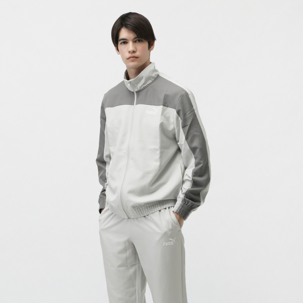 プーマ メンズ ウインド 上下セット ウーブン カラーブロック トラックスーツ 687661 スポーツウェア PUMA