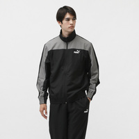 ウインドブレーカー 上下セット ウーブン カラーブロック トラック