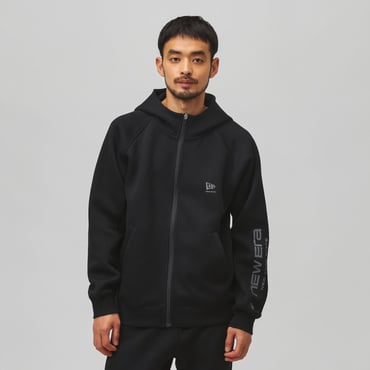 PA TC SW FZ HD SLV BRNDNM LOGO BLK