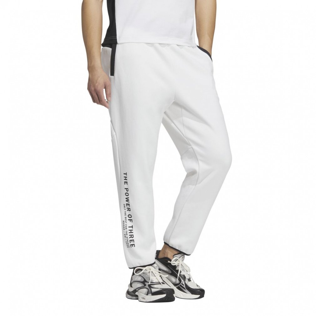 アダプテーション レギュラーフィット アンクル丈 オープンヘムパンツ(ホワイト-S)