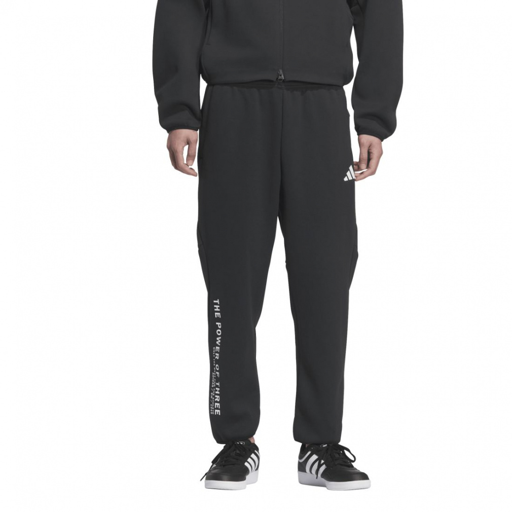 アダプテーション レギュラーフィット アンクル丈 オープンヘムパンツ(ブラック-S)