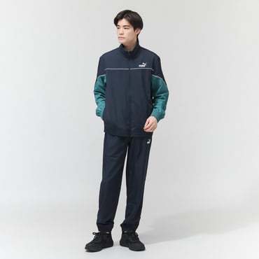ウーブン カラーブロック スーツ