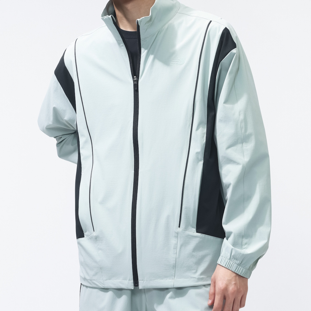 ニューバランス THE CITY メンズ クロスジャケット ファブリックコンビ