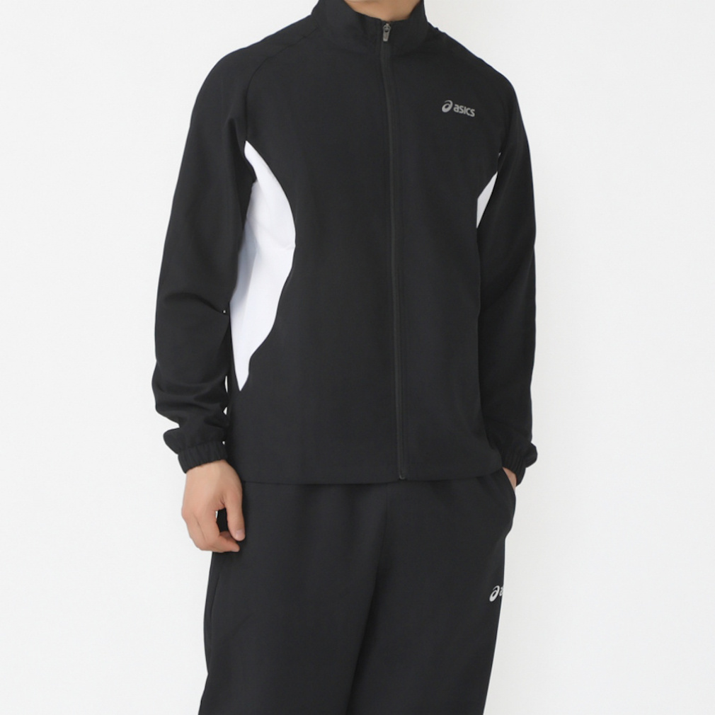 アシックス　ジャージ　上下　メンズ XL クロスジャケット　クロスズボン　黒 ASICS アシックス ジャージ メンズ 上下 asics A-I-M ドライ