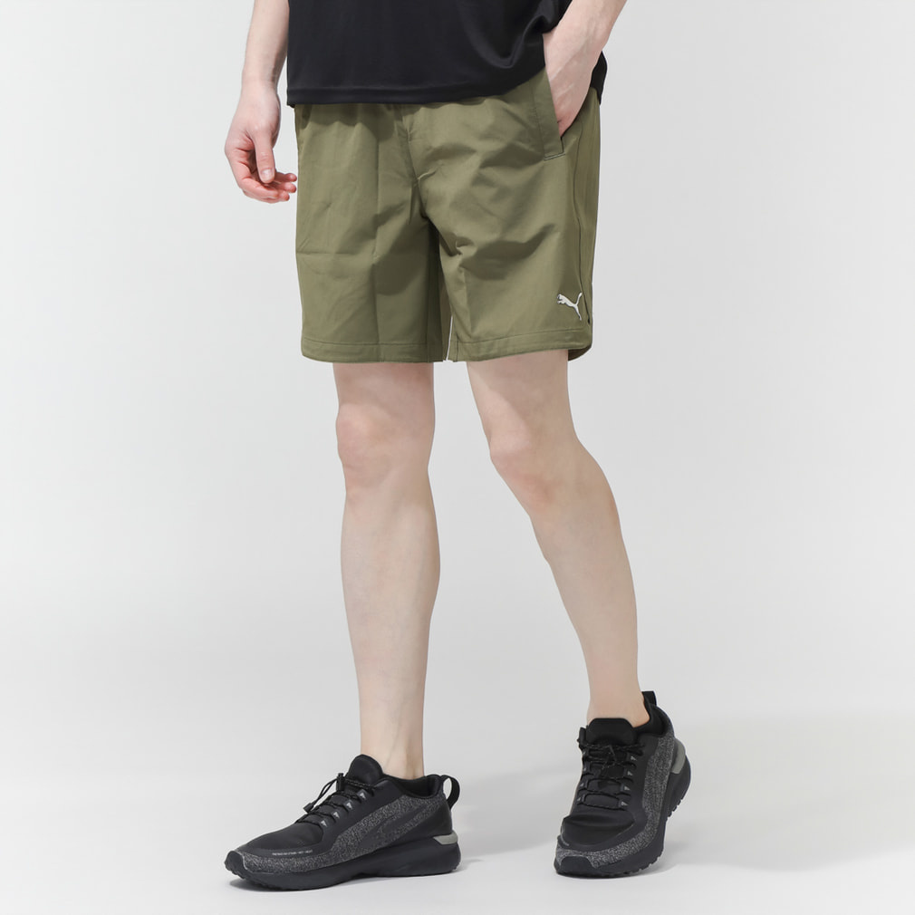 プーマ メンズ クロス ハーフパンツ PUMA FLEX ウーブン ショート PT