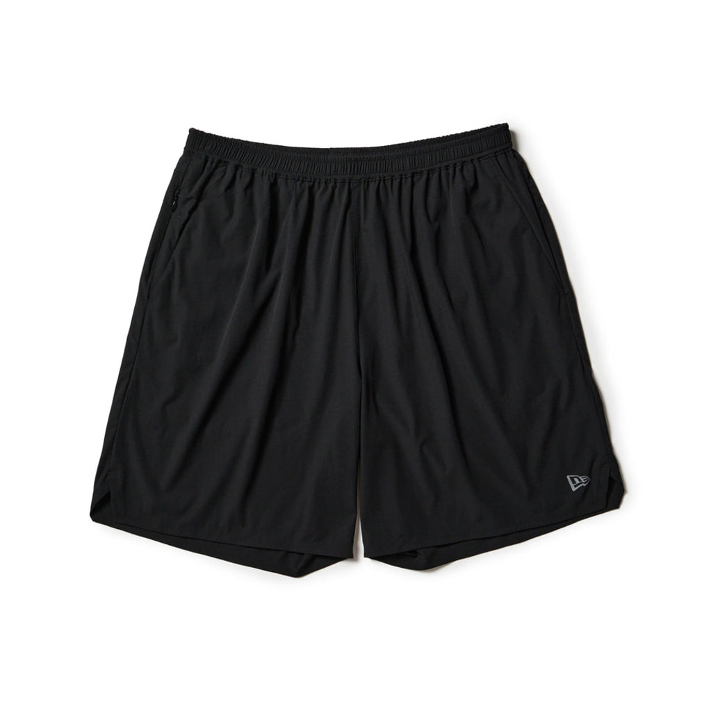 �j���[�G�� �����Y �N���X �n�[�t�p���c PA WOVEN SHORT PANTS PATCH BLK 14744512 BK �X�|�[�c�E�F�A �F �u���b�N NEW ERA