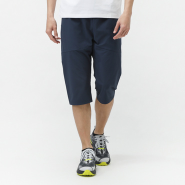 BORDERLESS CLOTH 3/4 PANTS(ネイビー-S　メンズ)