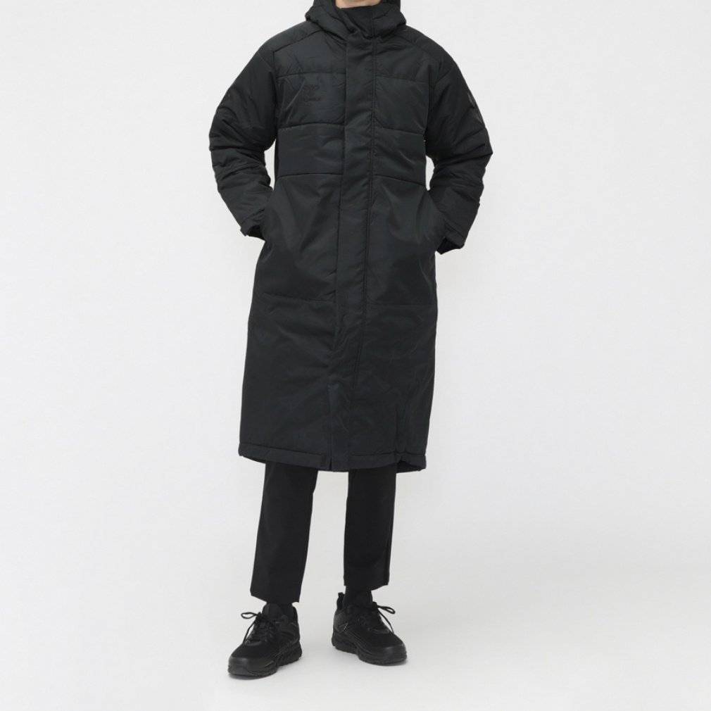 ヒュンメル メンズ ベンチコート パデットロングコート HAW8110