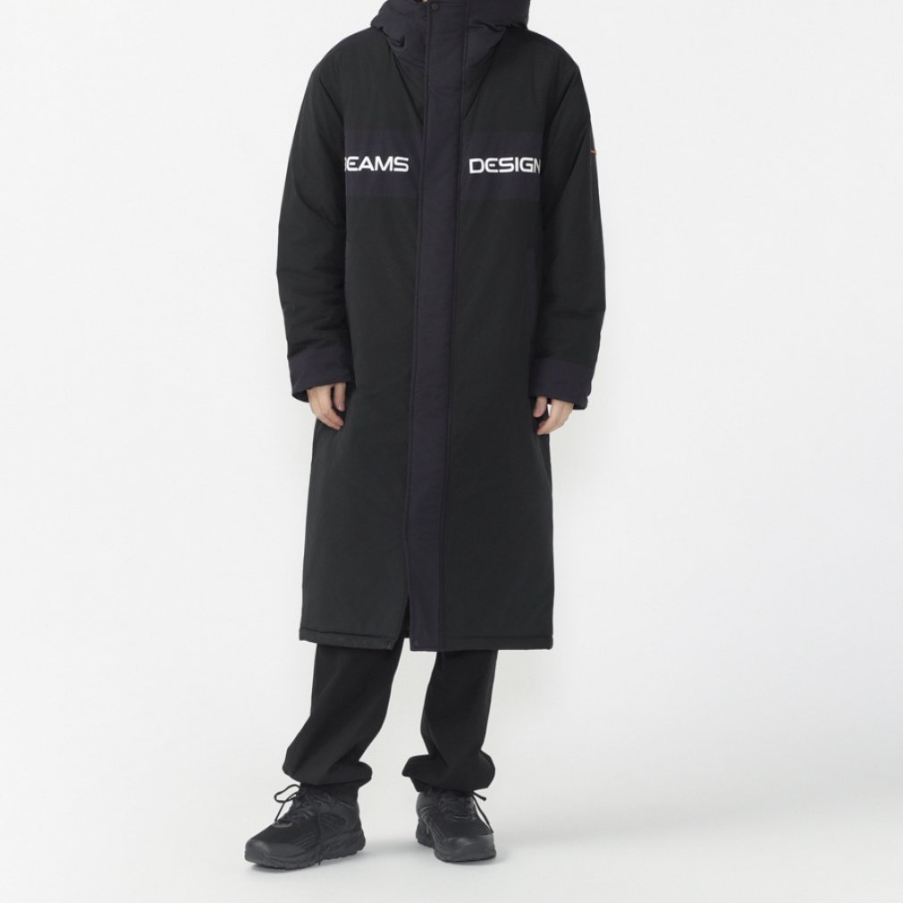 BEAMS DESIGN ベンチコート ブラック/オレンジ ベンチコート｜Alpen Online
