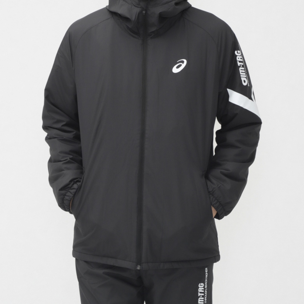 アシックス メンズ 中綿ジャケット AIM-TRG中わたウインドブレーカー