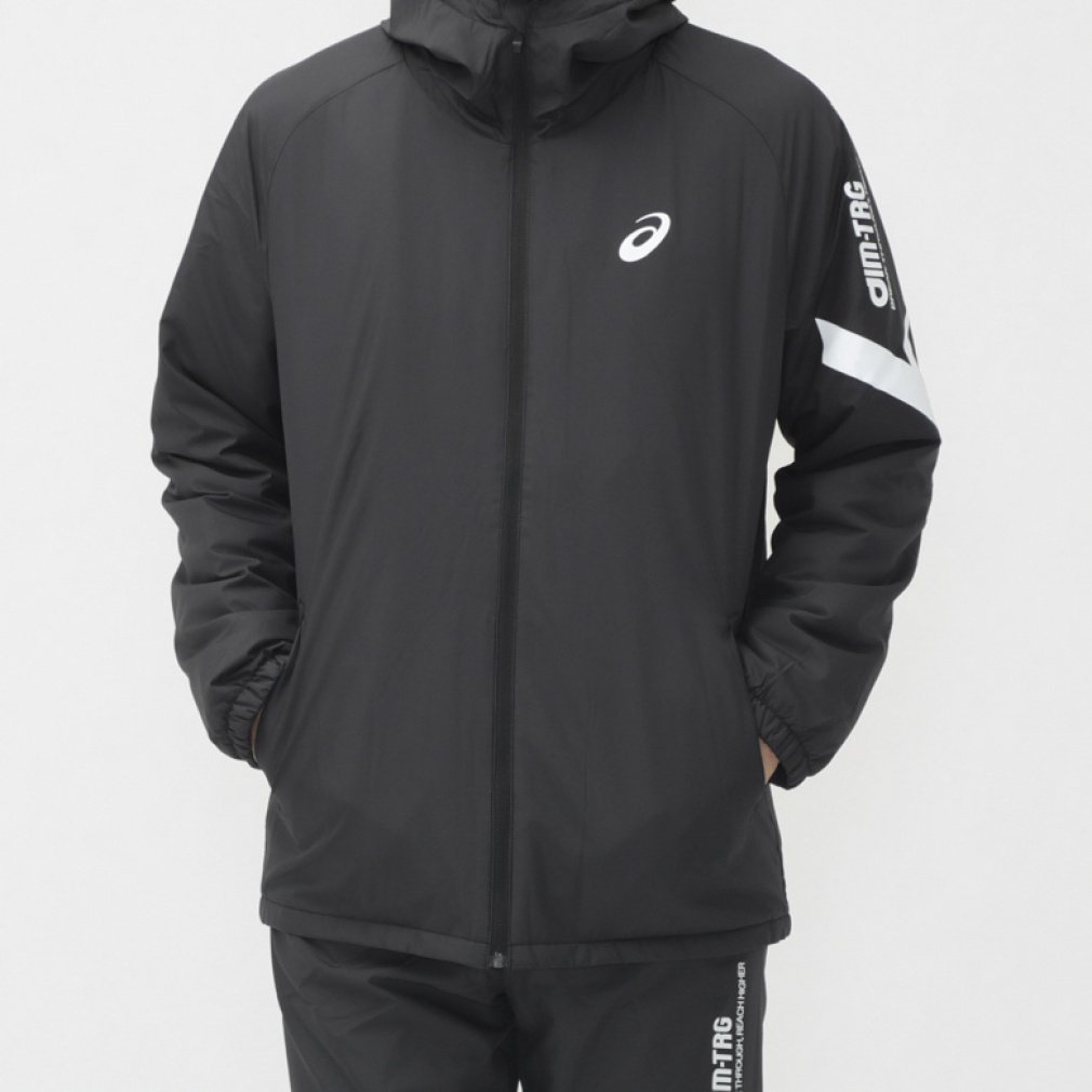 アシックス メンズ 中綿ジャケット AIM-TRG中わたウインドブレーカー