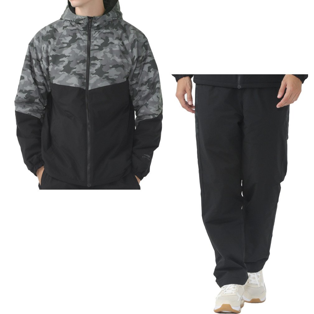 ティゴラ　TIGORA 中綿パンツとジャケットメンズセット ティゴラ iHEAT メンズ 中綿ジャケット パンツ 上下セット TR-9A1564IJ