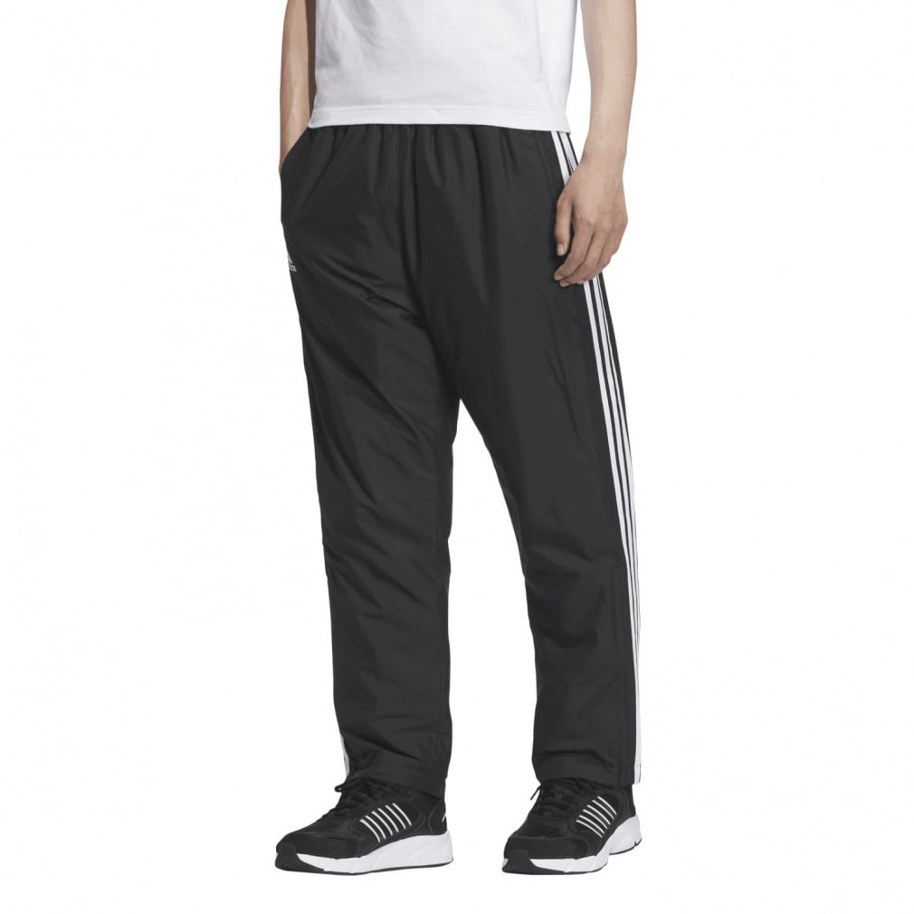 adidas WIND.RDY ブラックジャージパンツ XL アディダス メンズ 中綿パンツ マストハブ スリーストライプス ルーズ