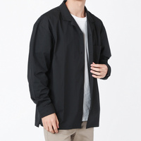 ULTIMATE 軽量ストレッチオープンカラー長袖シャツ