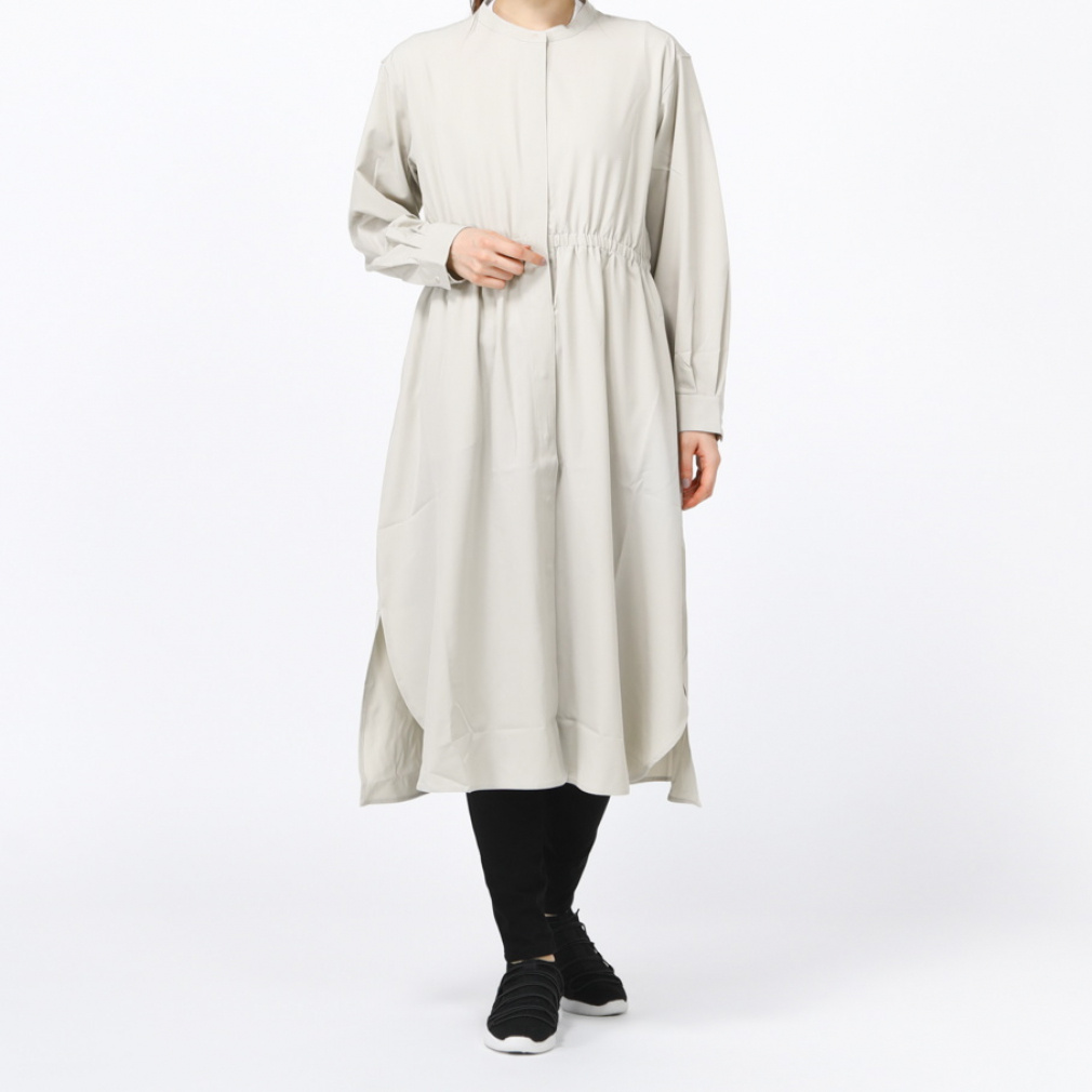 SMART ストレッチシャツワンピース