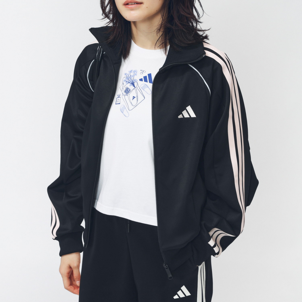 アディダス レディース 長袖 ジャージ ジャケット STSV トラックトップ L6722 KA0923 KA0922 JZ8679 スポーツウェア adidas