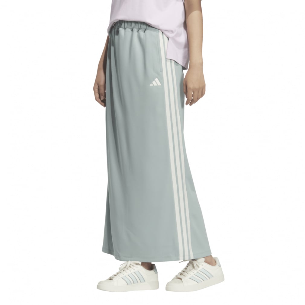 スリーストライプス DK アイライン スカート(スモークグリーン-S)