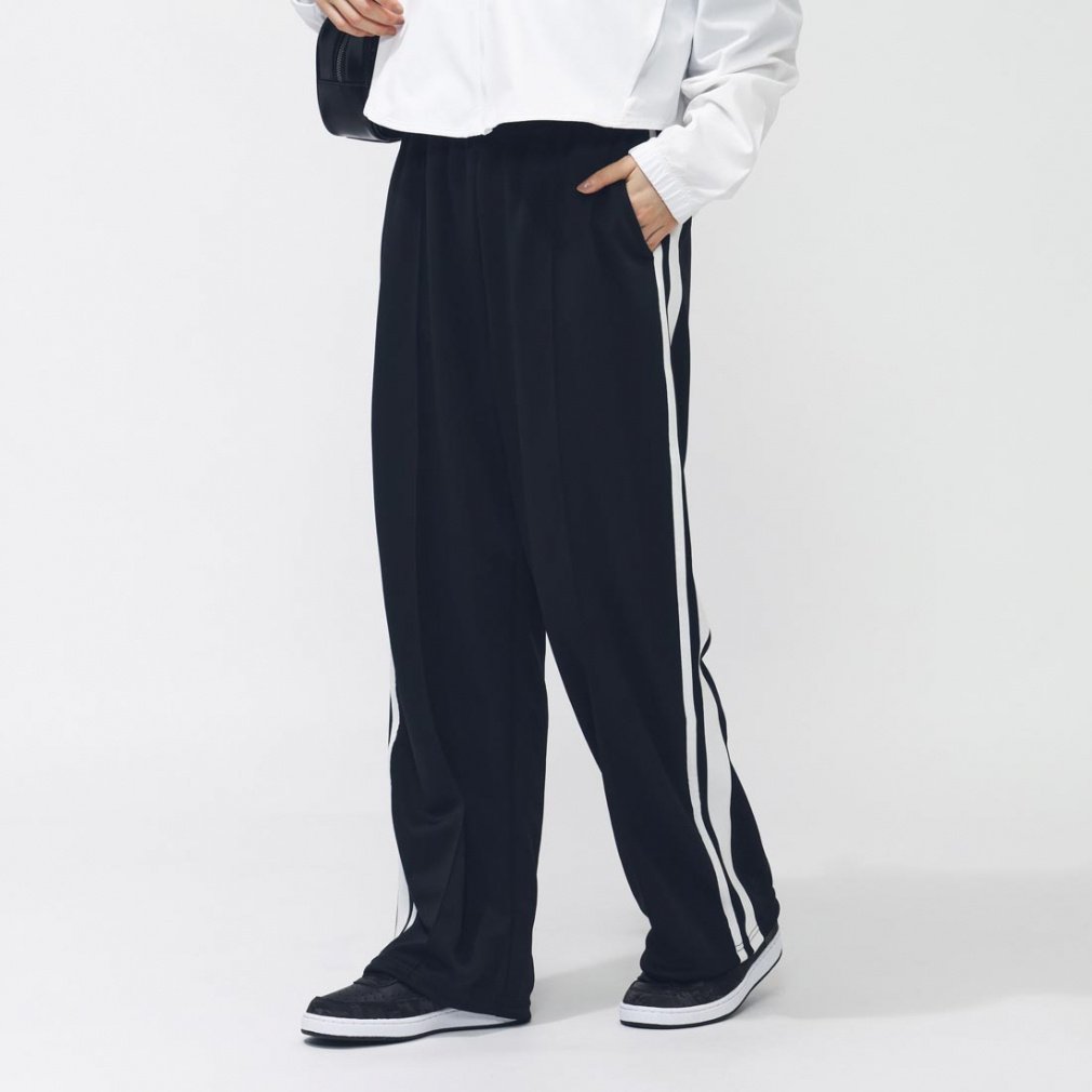 ティゴラ レディース ジャージ パンツ ワイドトラックパンツ TR