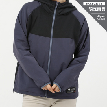 UA MICRO FLEECE WOVEN FULL ZIP JACKET