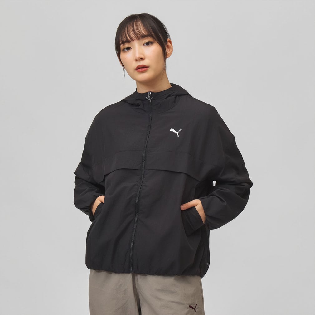 プーマ レディース ウインドジャケット TAD WOVEN MESH LINING JKT