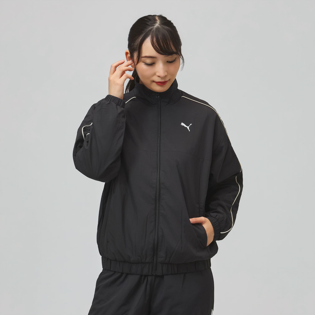 プーマ レディース ウインドジャケット TAD WOVEN BRUSHED LINING JKT