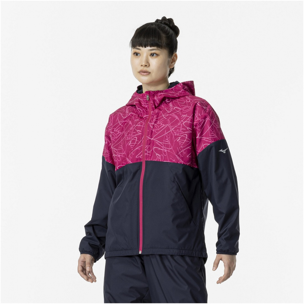 ミズノ レディース ウインドジャケット ブレスサーモウォーマー