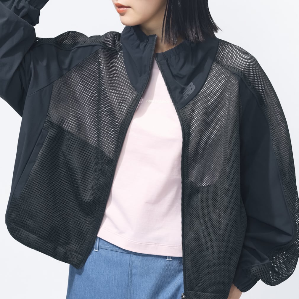ニューバランス THE CITY レディース ウインドジャケット メッシュ