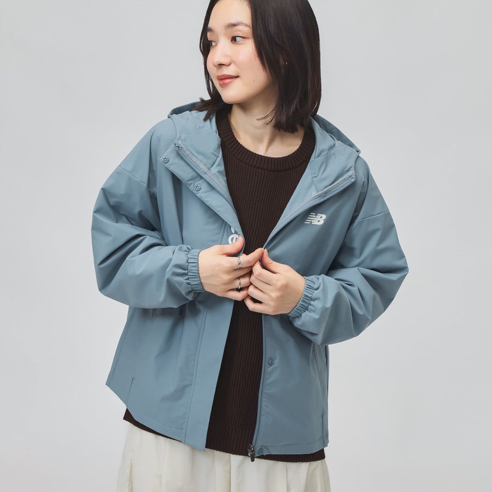 ニューバランス THE CITY レディース ウインドジャケット フーデット