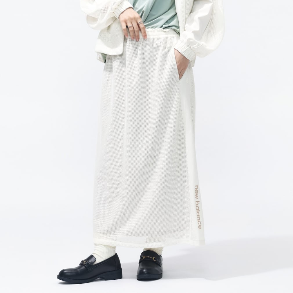 ニューバランス THE CITY レディース ウインドパンツ メッシュスカート