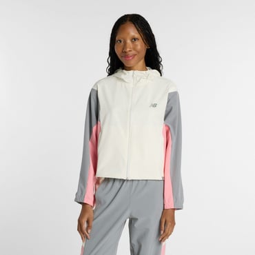 ウーブンフーデッドジャケット