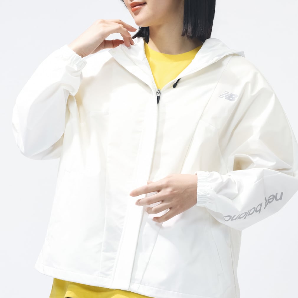 THE CITY フーデットウーブンジャケット(オフホワイト-S)