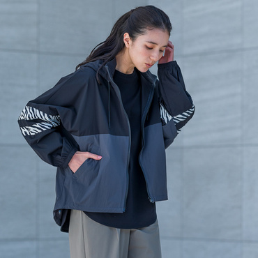 【美品】DIGAWEL グレー フード付き ナイロンジャケット ナイロンフードジャケット｜Alpen Online