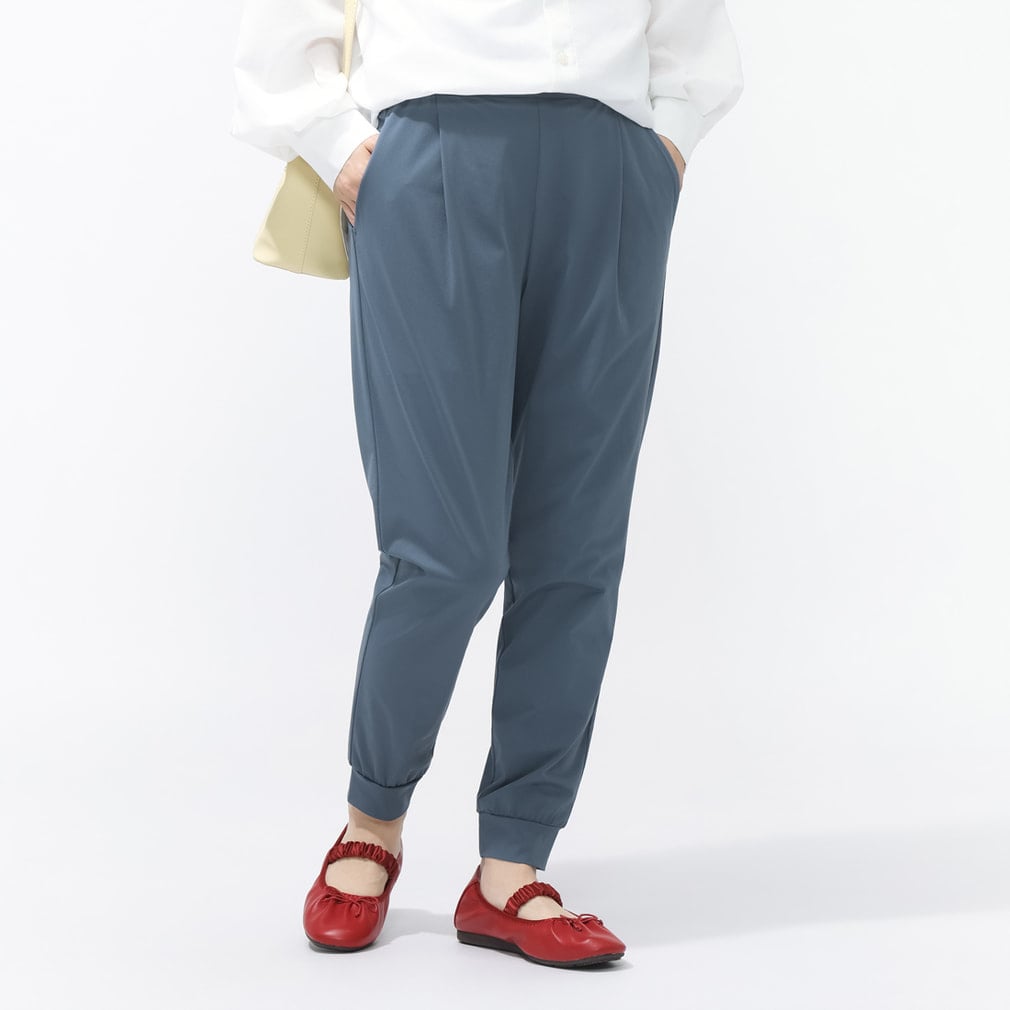 ティゴラ レディース クロスパンツ UVストレッチジョガーパンツ TR