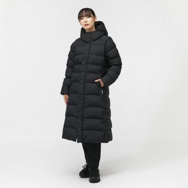 アルミ蓄熱パデットロングコート THEMOLITE(R)使用