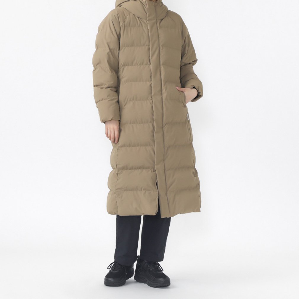 ティゴラ レディース ベンチコート アルミ蓄熱パデットロングコート