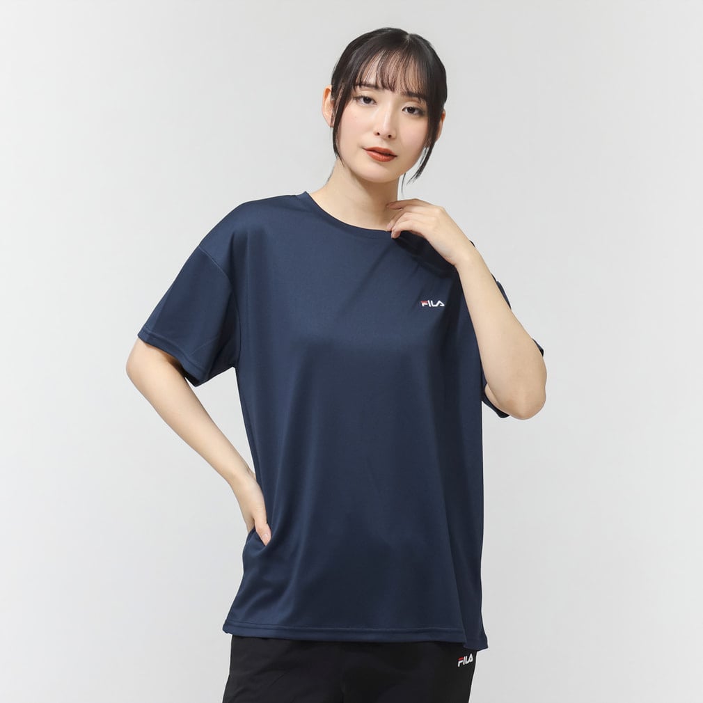 フィラ レディース 半袖 機能 Tシャツ レディースショートスリーブ