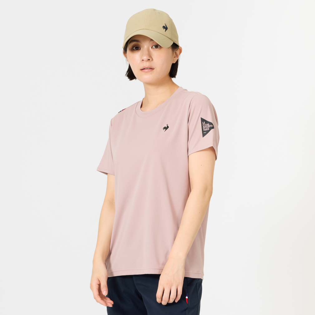 ルコック レディース 半袖 機能 Tシャツ LCS Essential半袖Tシャツ