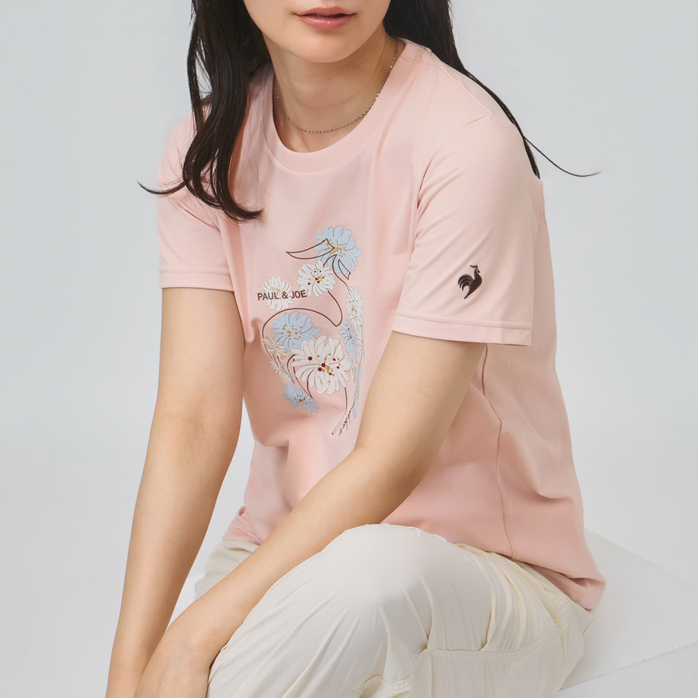 ルコック レディース 半袖 機能 Tシャツ ポールアンドジョーコラボ
