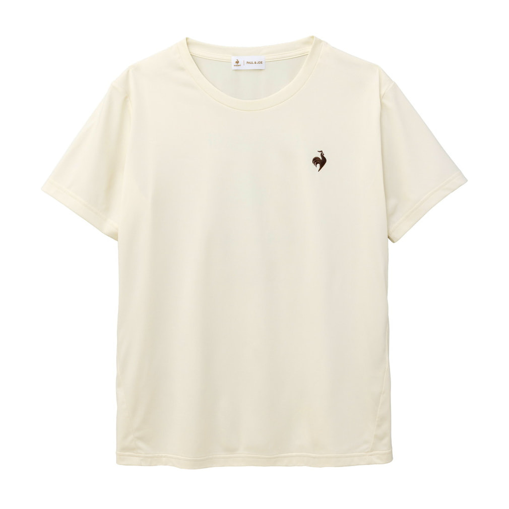 ポールアンドジョーコラボ サンスクリーンスムースニット半袖Tシャツ(ホワイト-M)