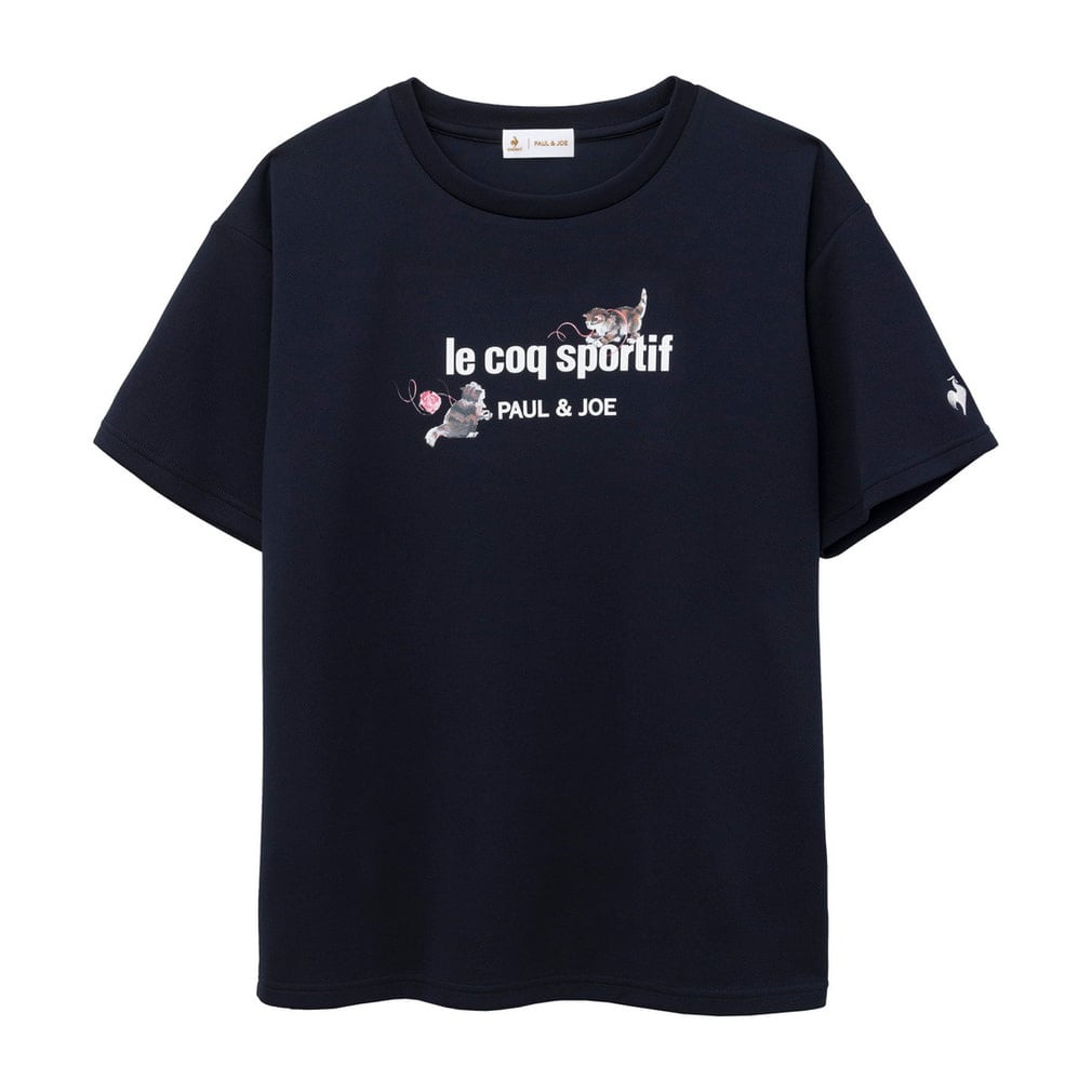 ポールアンドジョーコラボ サンスクリーンボックスTシャツ(ネイビー-M)