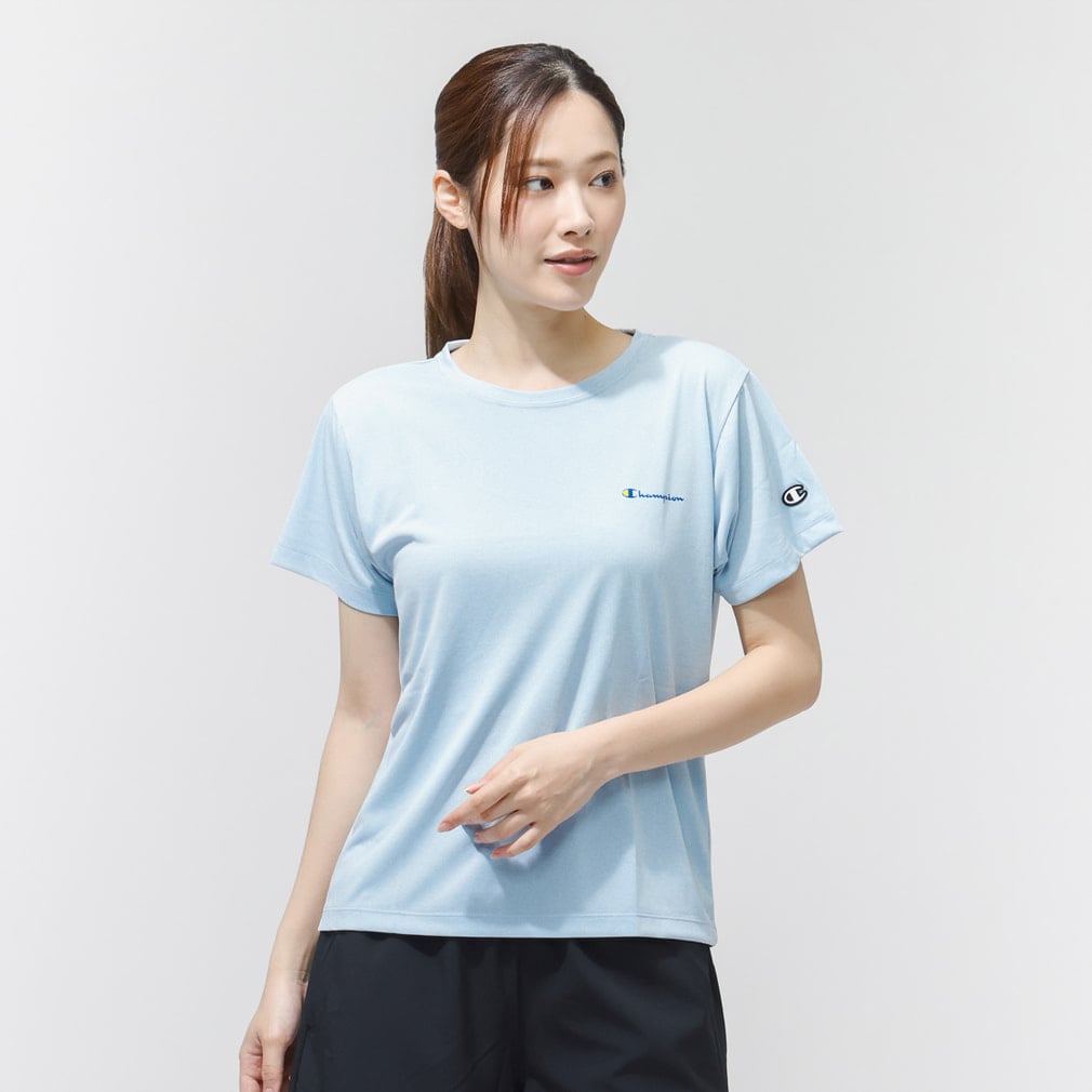 チャンピオン レディース 半袖 機能 Tシャツ SHORT SLEEVE T-SHIRT CW